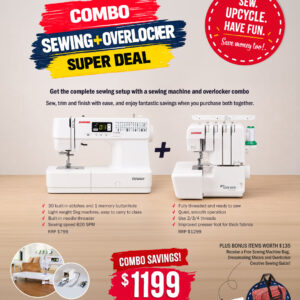 Combo Sewing + Overlocker Deal